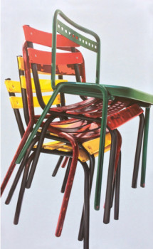 Œuvre contemporaine nommée « Chez Cocotte 1 », Réalisée par DIDIER VALLé