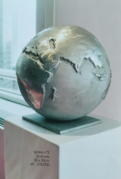 Œuvre contemporaine nommée « GLOBE », Réalisée par CRAZYART DOMINIQUE DOERR