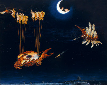 Œuvre contemporaine nommée « La guerre des crevettes », Réalisée par ARGILLIER