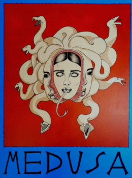 Œuvre contemporaine nommée « Medusa », Réalisée par CARLUCCINA