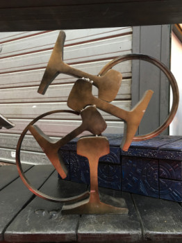 Œuvre contemporaine nommée « THOR’S BICYCLE », Réalisée par NED MARLAU