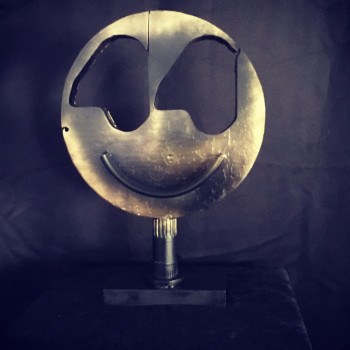 Œuvre contemporaine nommée « JURASSIK SMILEY », Réalisée par NED MARLAU