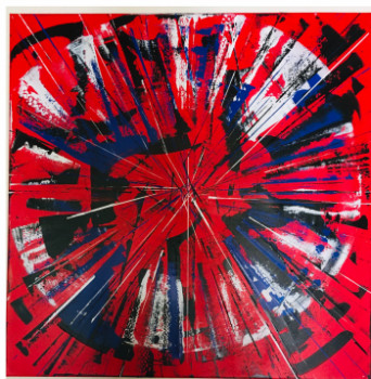 Œuvre contemporaine nommée « SPEED LIGHT », Réalisée par NED MARLAU
