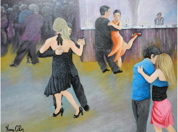 Œuvre contemporaine nommée « MILONGA II », Réalisée par MARIE COLIN