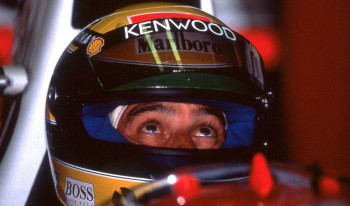 Œuvre contemporaine nommée « Regard fixe pour Senna », Réalisée par DOMINIQUE LEROY