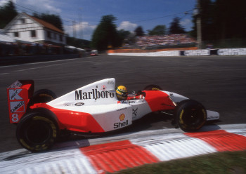 Œuvre contemporaine nommée « Spa Francorchamps. Ayrton Senna », Réalisée par DOMINIQUE LEROY