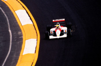 Œuvre contemporaine nommée « Ayrton Senna. Mexico », Réalisée par DOMINIQUE LEROY
