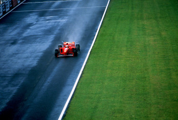 Œuvre contemporaine nommée « Michael Schumacher. Ferrari 1 », Réalisée par DOMINIQUE LEROY