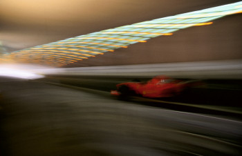 Œuvre contemporaine nommée « Eddie Irvine Ferrari. Monaco », Réalisée par DOMINIQUE LEROY