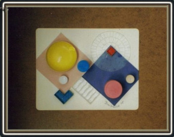 Œuvre contemporaine nommée « Structure diagonale 1 - 1988 », Réalisée par JEAN PIERRE  BERTAINA