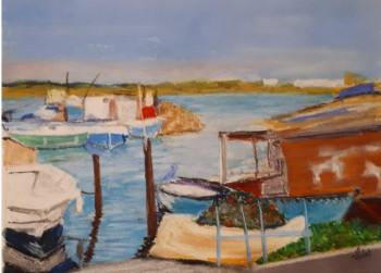 Œuvre contemporaine nommée « La Pointe Courte 3 (Sète) », Réalisée par JEAN-FRANçOIS MALET