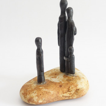 Œuvre contemporaine nommée « Petite famille (n° 49) », Réalisée par DIDIER FOURNIER
