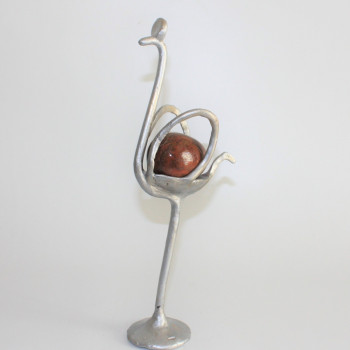 Œuvre contemporaine nommée « Autruche (n° 84) », Réalisée par DIDIER FOURNIER