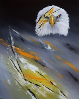 Œuvre contemporaine nommée « Eagle Rock », Réalisée par AURéLIE BLANCHET