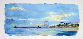 Œuvre contemporaine nommée « Arcachon la grande roue. », Réalisée par MICHEL HAMELIN