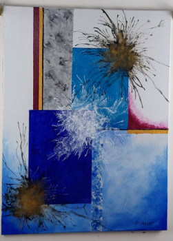 Œuvre contemporaine nommée « Tableau moderne abstrait 36 », Réalisée par PATRICE PAINTING