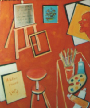 Œuvre contemporaine nommée « PROMO "l'Atelier rouge"  -   0673428213 », Réalisée par LUFA