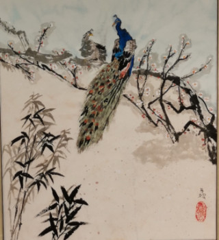 Œuvre contemporaine nommée « Technique « tradition chinoise » », Réalisée par DANIEM