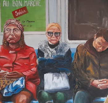 Œuvre contemporaine nommée « metro 1 », Réalisée par MC KENZIE