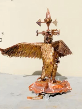 Œuvre contemporaine nommée « Oiseau de feu », Réalisée par LAURENT BONNET