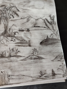 Œuvre contemporaine nommée « "tranquille" », Réalisée par SONIACOLIN