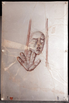 Œuvre contemporaine nommée « SOUVENIR DU MONDE AVEUGLE (sculpture papier) », Réalisée par VERENE QUADRANTI
