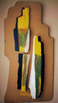 Œuvre contemporaine nommée « CASSURE I - 1971 », Réalisée par JEAN PIERRE  BERTAINA