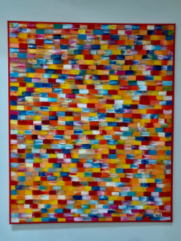Œuvre contemporaine nommée « Mosaic Taquin », Réalisée par PIERRE JOSEPH