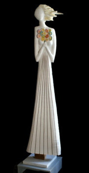 Œuvre contemporaine nommée « La Mariée au Bouquet . sculpture modulable 567 », Réalisée par JEAN PAUL BOYER