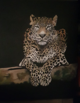 Œuvre contemporaine nommée « LEOPARD », Réalisée par SYLOU