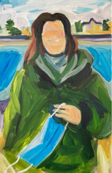 Œuvre contemporaine nommée « BELLE ANNÉE », Réalisée par SYLVIE GALARD