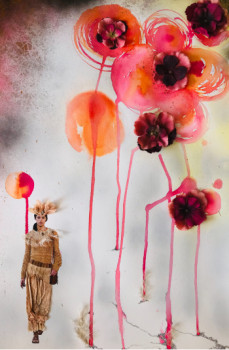 Œuvre contemporaine nommée « Thé CHIC, « Idéal floral ». », Réalisée par LIBELLUDE