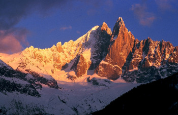 Œuvre contemporaine nommée « Mont blanc. Chamonix », Réalisée par DOMINIQUE LEROY