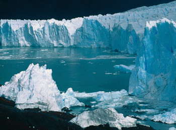 Œuvre contemporaine nommée « Le Périto Moreno. Glacier Patagonie », Réalisée par DOMINIQUE LEROY