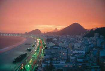 Œuvre contemporaine nommée « Baie de Rio. Brésil », Réalisée par DOMINIQUE LEROY