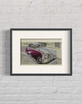 Œuvre contemporaine nommée « Jaguar MK9 », Réalisée par FRANçOIS RENé