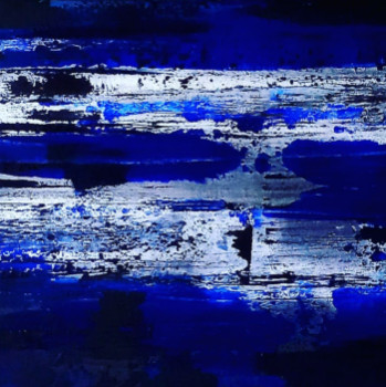 Œuvre contemporaine nommée « The blue of your soul », Réalisée par FAITH