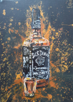 Œuvre contemporaine nommée « Jack Bottle », Réalisée par GRIFTER