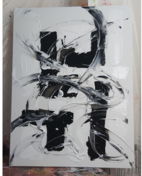 Œuvre contemporaine nommée « Tableau moderne abstrait 57 », Réalisée par PATRICE PAINTING