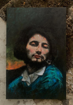 Œuvre contemporaine nommée « D’après Courbet », Réalisée par PAULIN TACHET