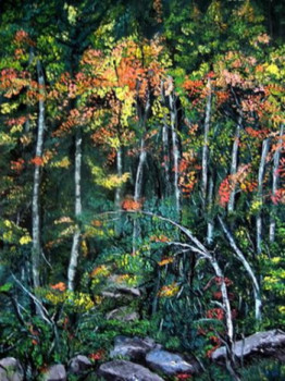 Œuvre contemporaine nommée « Foret Canada », Réalisée par TRISTAN HOAREAU