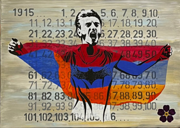 Œuvre contemporaine nommée « Le cri: le génocide arménien », Réalisée par GHIS