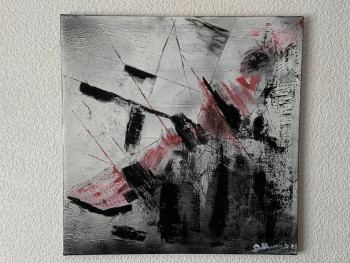 Œuvre contemporaine nommée « Papillons de nuit », Réalisée par ALFRED BEURMS