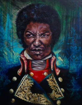 Œuvre contemporaine nommée « Portrait de Toussaint », Réalisée par DARIUS
