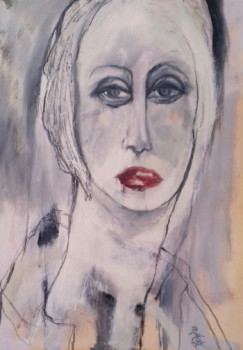 Œuvre contemporaine nommée « Portrait », Réalisée par FLORENCE MOULINET
