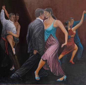 Œuvre contemporaine nommée « "Tango ! Tango !!!" », Réalisée par MARC DANCRE