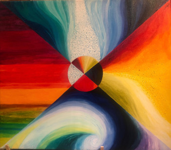 Œuvre contemporaine nommée « Wheel For Tune », Réalisée par CRANN PIORR’ART