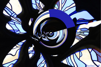 Œuvre contemporaine nommée « VISION », Réalisée par RACINE.A