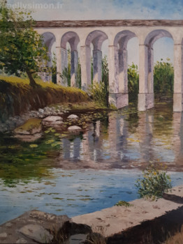 Œuvre contemporaine nommée « Viaduc de Clisson 2 », Réalisée par NELLY SIMON