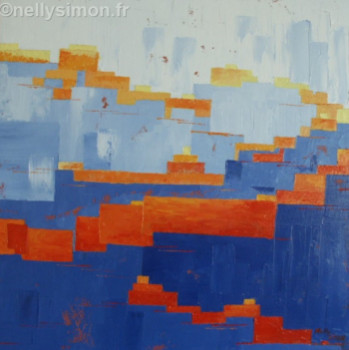 Œuvre contemporaine nommée « Grand canyon », Réalisée par NELLY SIMON